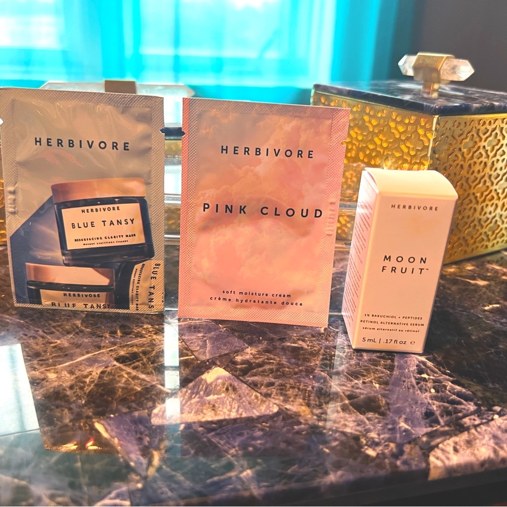 🌱 3-piece Herbivore Skincare Line, Personalized (Simple) Sample Set 🪴
